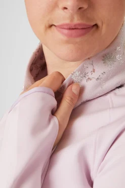 Kaitlin Damen Funktionssweatshirt mit Blumenkragen