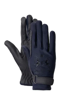 Laia Damen Reithandschuhe mit Logo Print