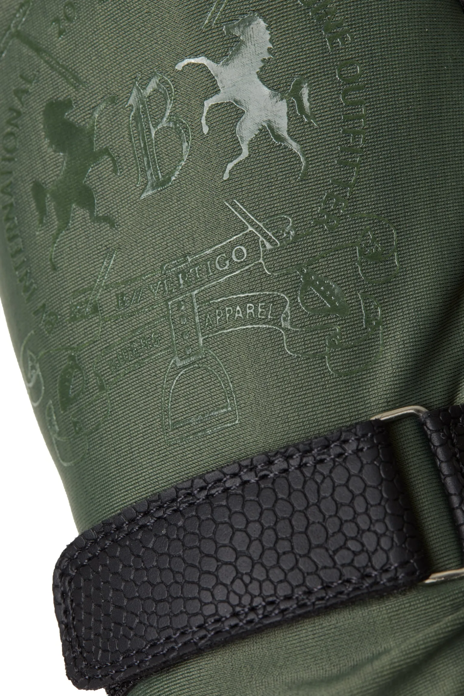 Laia Damen Reithandschuhe mit Logo Print