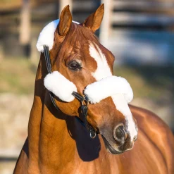 Lammfell-Halfter Set