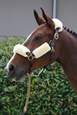 Lammfell-Set für Halfter, 4-teilig