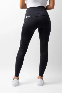 Lara Damen Reitleggings mit Vollbesatz mit hohem Bund