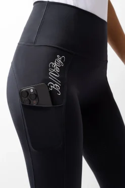 Lara Damen Reitleggings mit Vollbesatz mit hohem Bund