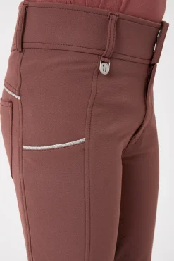 Leighton Teens Vollbesatzreithose mit Silikongrip und Handytasche