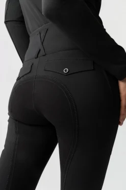 Leonie Damen-Vollbesatzreithose aus veganem Wildleder