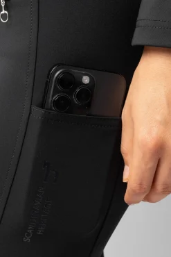 Leonie Damen-Vollbesatzreithose aus veganem Wildleder