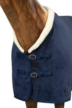 Lincoln Fleecedecke mit Kunstfellkragen