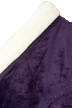 Lincoln Fleecedecke mit Kunstfellkragen