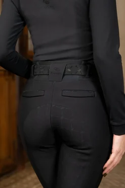 Linett SD Damen Winterreitleggings mit hoher Taille