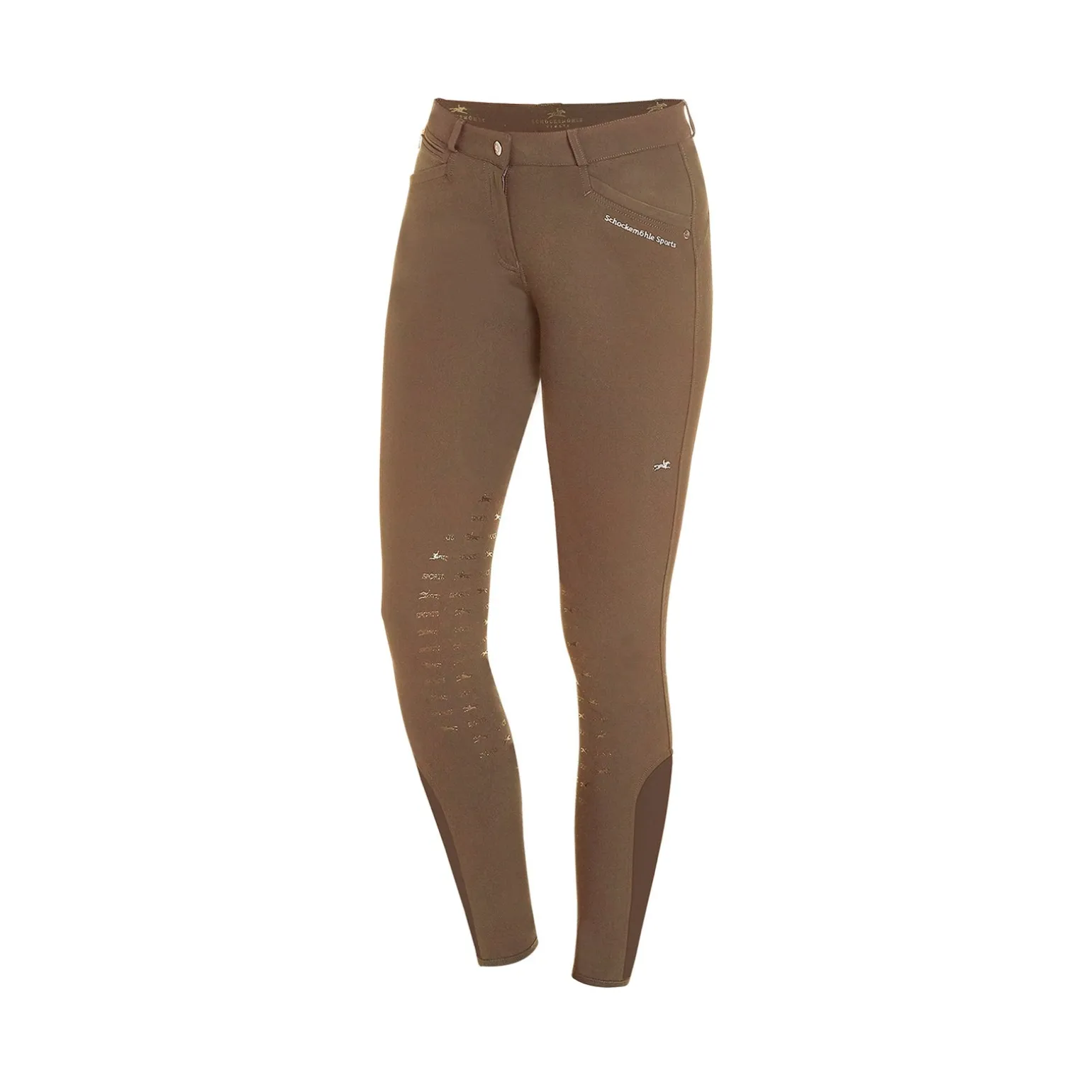 Loretta Damen Reithose mit Kniebesatz