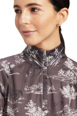 Lowell 2.0 Damen 1/4 Zip Longsleeve Shirt