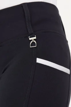 Lucinda Kinder Reitleggings mit Silikonvollbesatz und hohem Bund