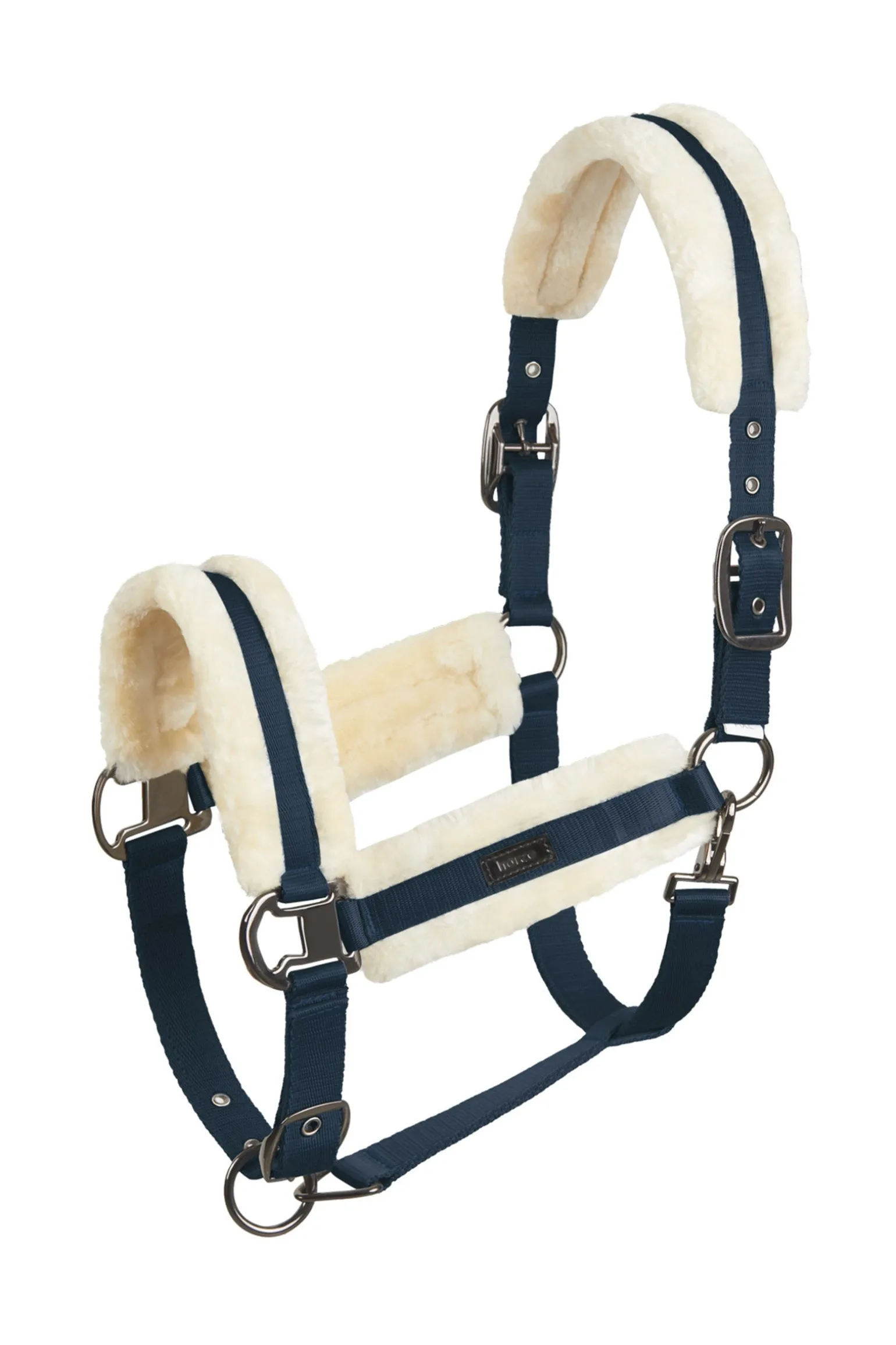 Marquess Halfter mit Kunstfellfutter