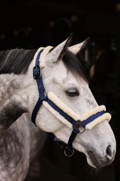 Marquess Halfter mit Kunstfellfutter