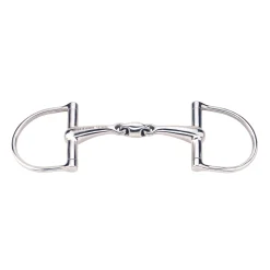 MAX-Control D-Ring Edelstahlgebiss, doppelt gebrochen