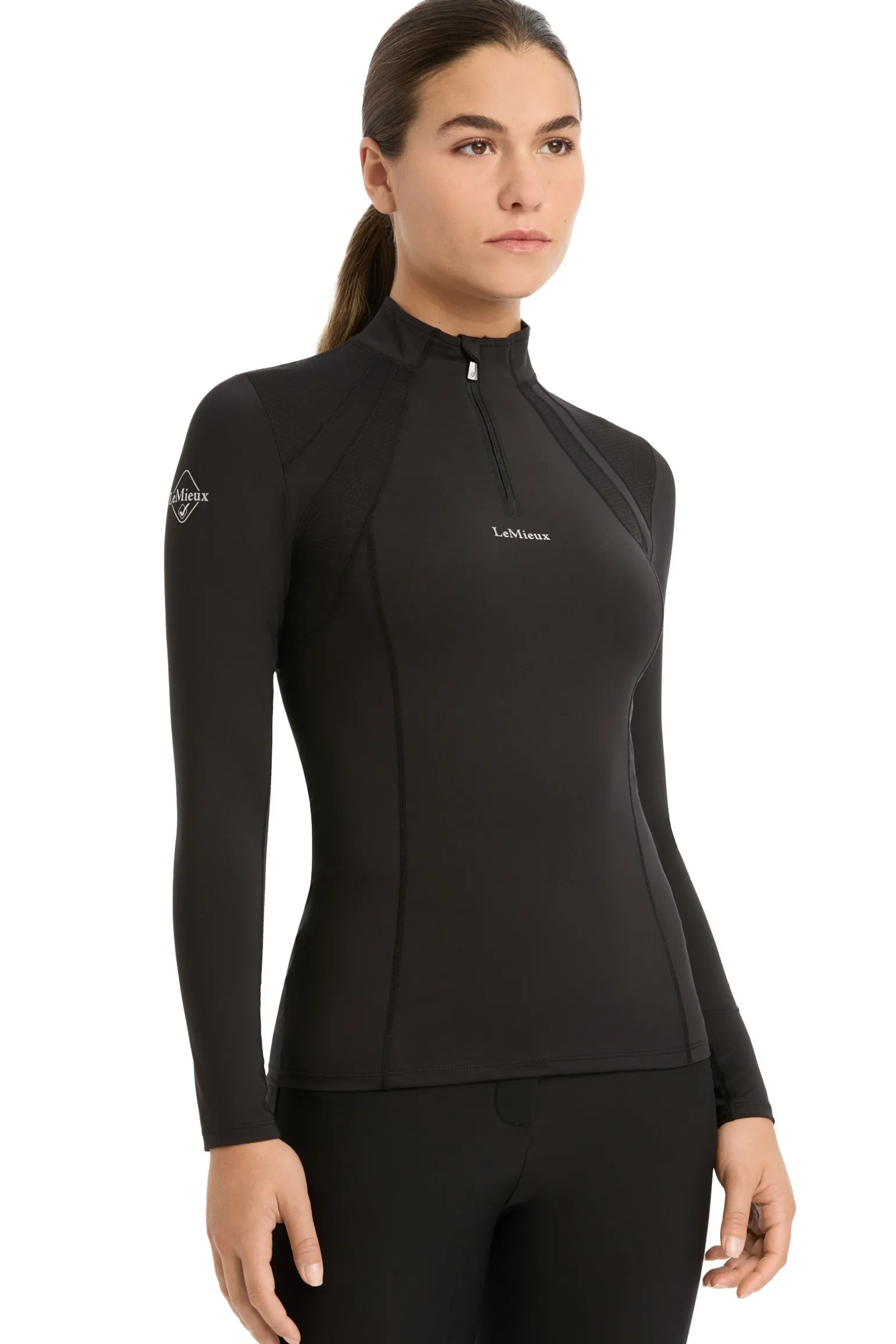 Mia langärmliges Funktionsshirt mit Mesh