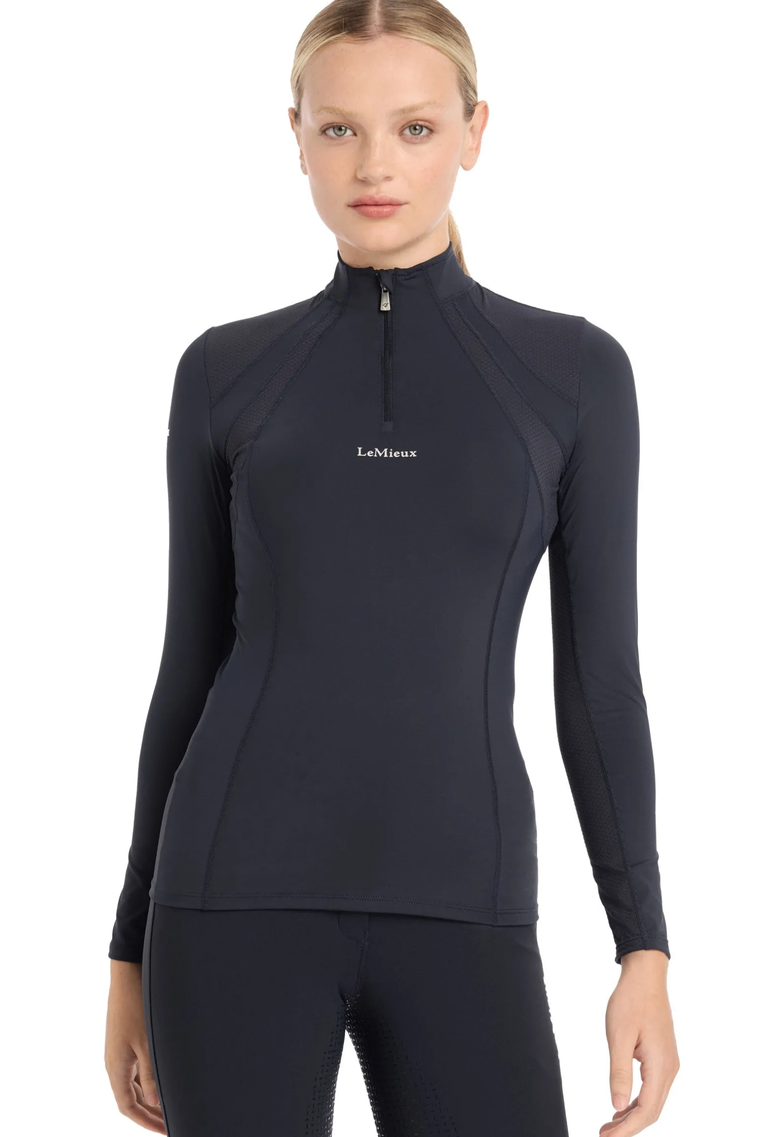 Mia langärmliges Funktionsshirt mit Mesh