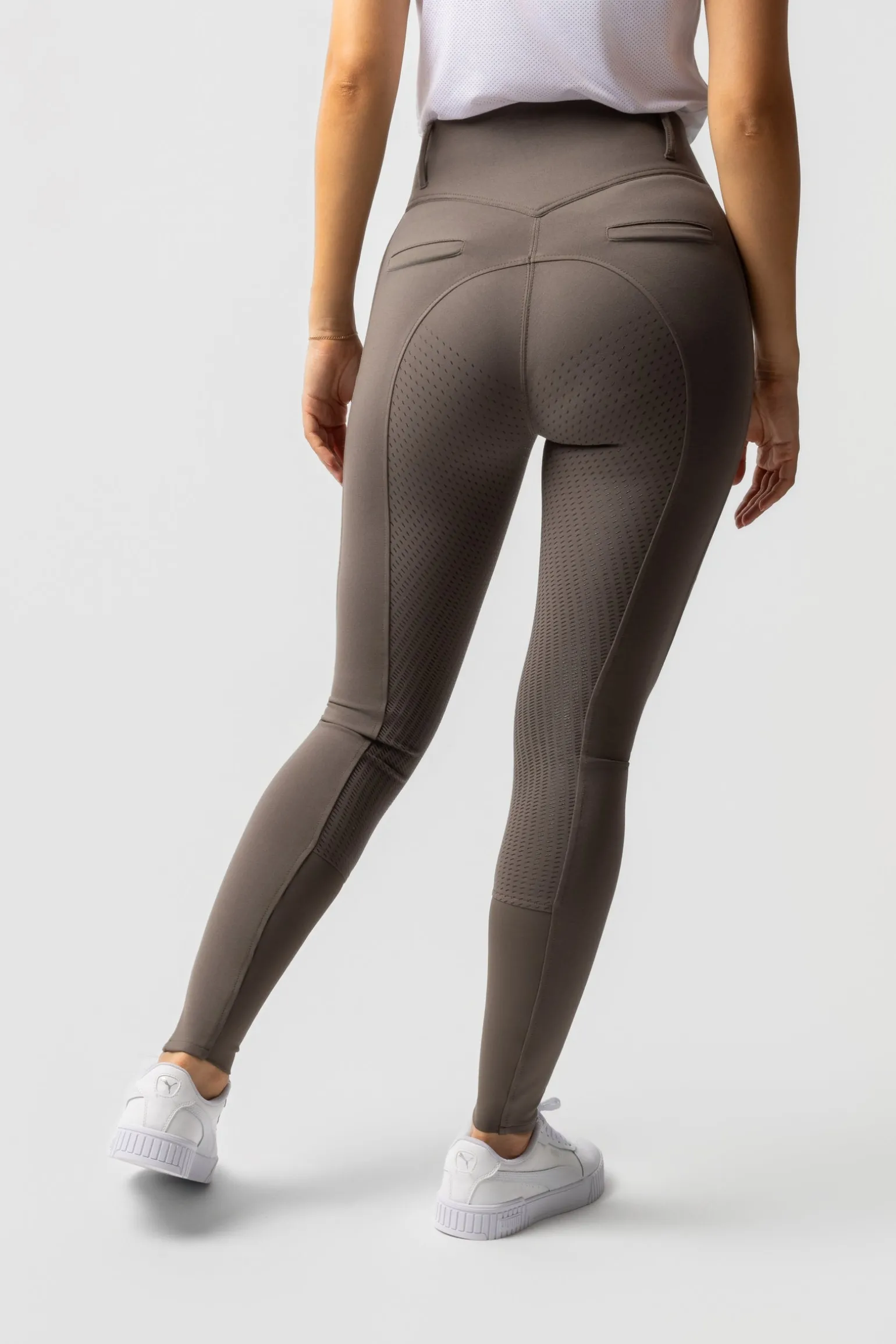 Mira Damen Reithose mit Vollbesatz und hohem Bund