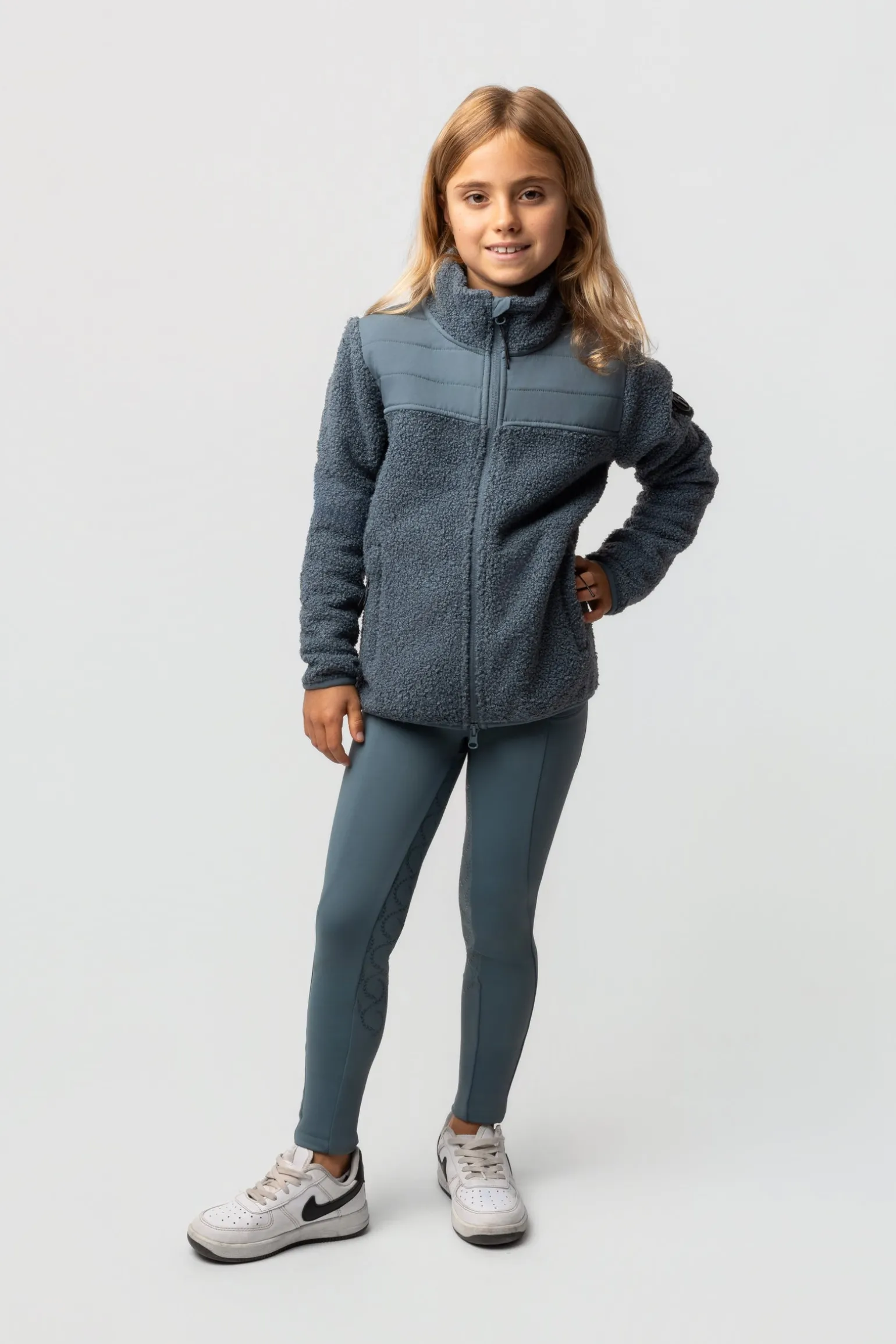 Misha Kinder Hybrid Fleecejacke