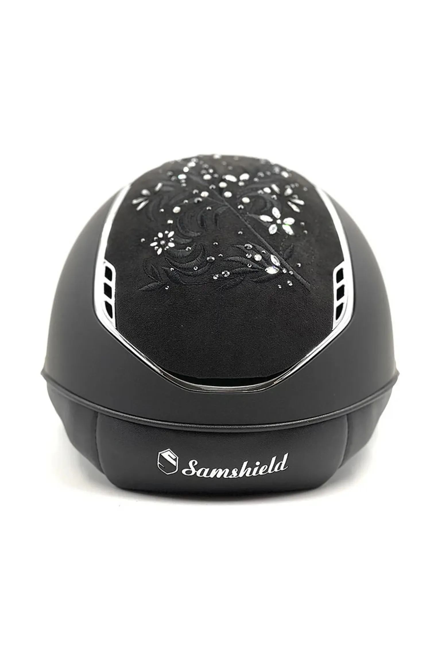 Miss Shield Shadowmatt mit Blumen Swarovski Schmuck, Chrom 2.0