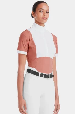 Monica Damen-Kurzarmshirt