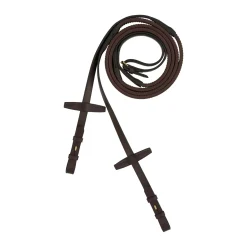 Muswell Lederzügel mit Gummi