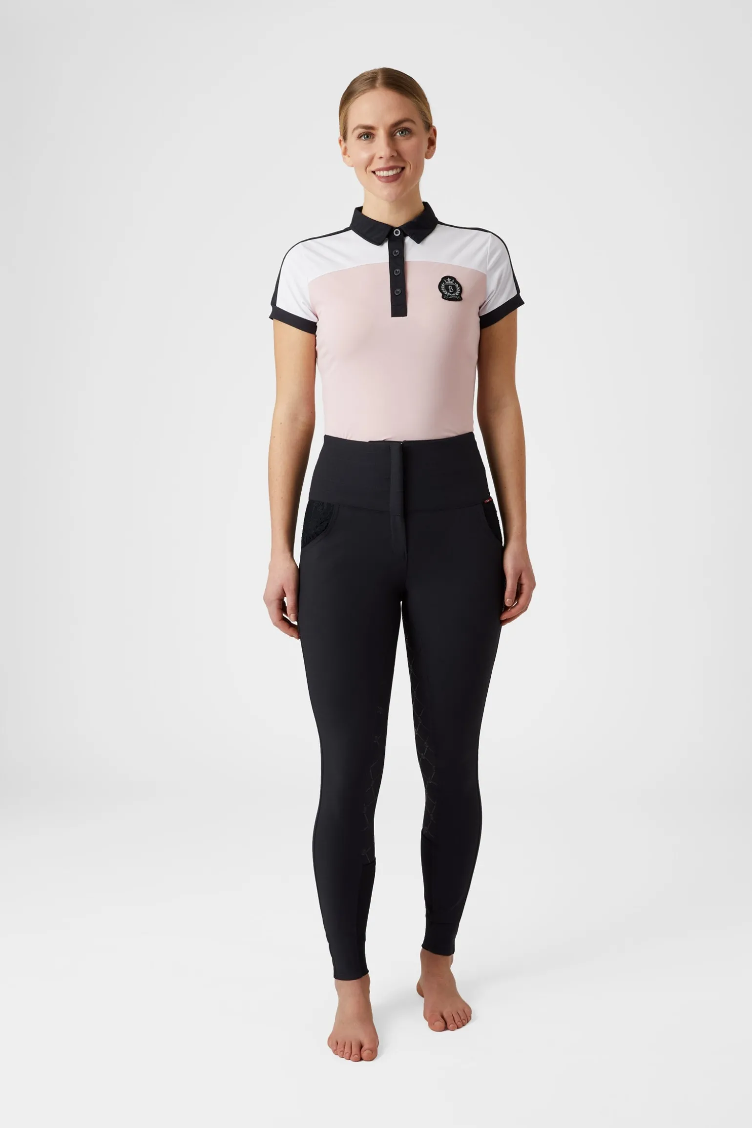 Natalia Damen Reithose mit Spitzentaschen