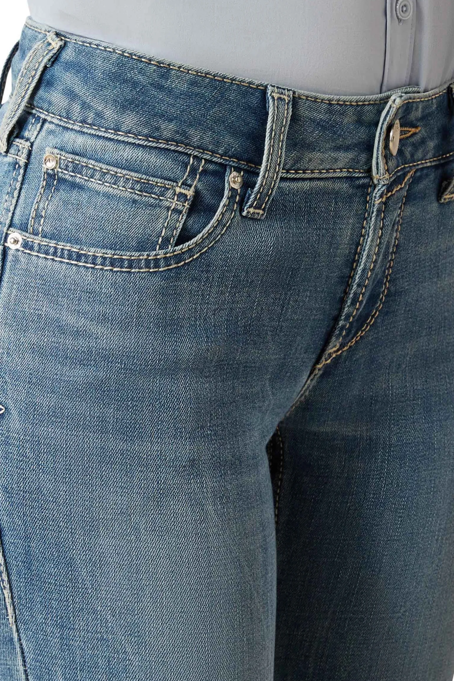 Naz Perfect Rise Damen Bootcut Jeans