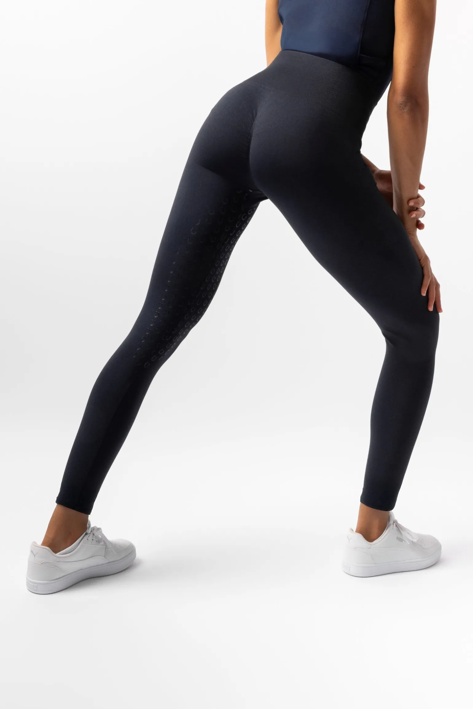 Nessa Nahtlose Vollbesatz Scrunch Reitleggings