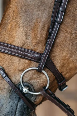 New English kombinierte Trense mit Flechtdetails