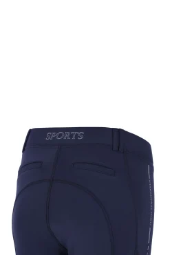 New Pocket Damen-Reitleggings Kniebesatz