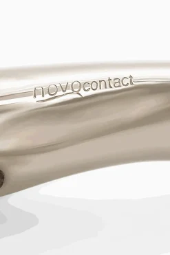 Novocontact Olivenkopfgebiss 14 mm doppelt gebrochen Sensogan mit D-förmigen Ringen