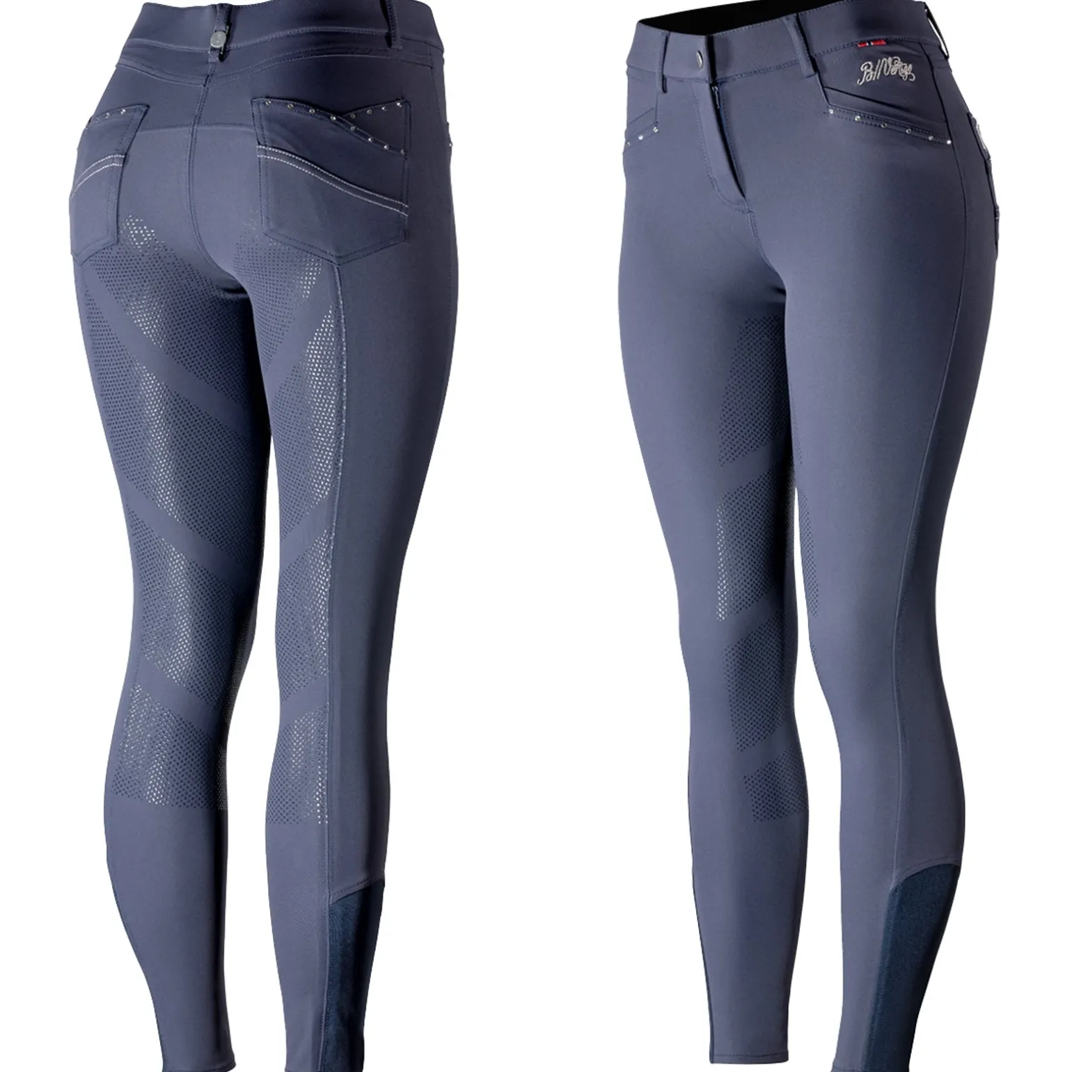 Olivia Damen-Vollbesatzreithose mit Silikongrip, UPF 50+