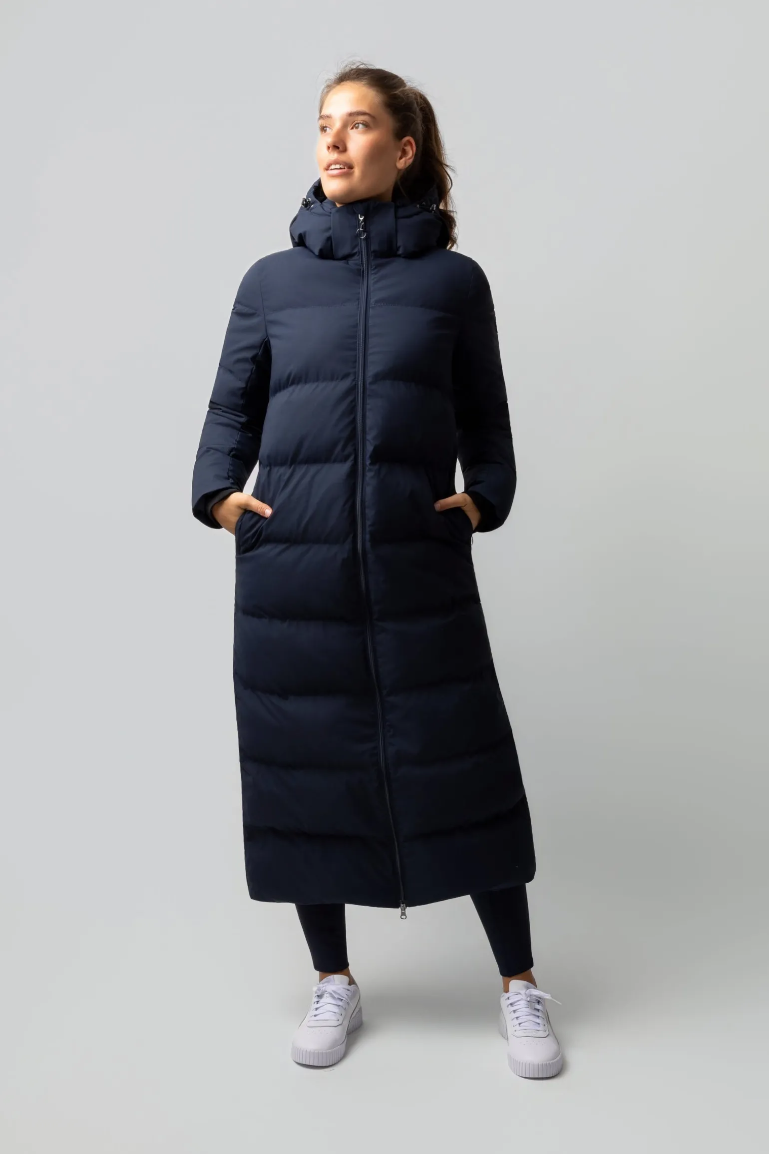 Paloma Damen langer wattierter Mantel