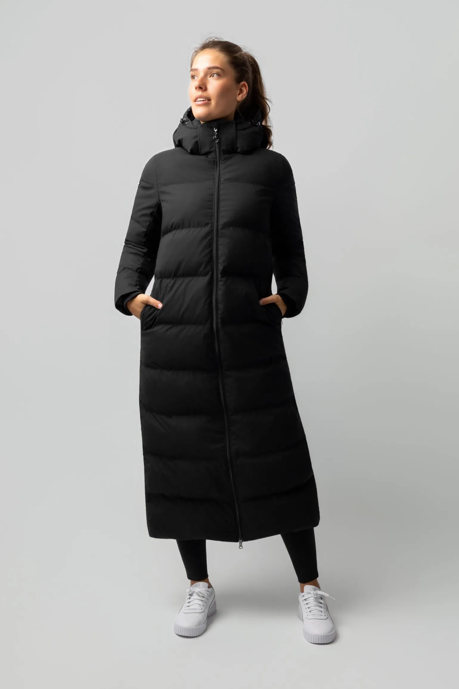 Paloma Damen langer wattierter Mantel