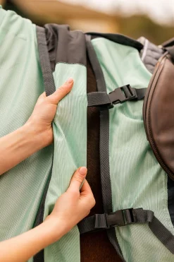 Paso Fino Fliegenausreitdecke mit abnehmbarem Halsteil und UV Schutz