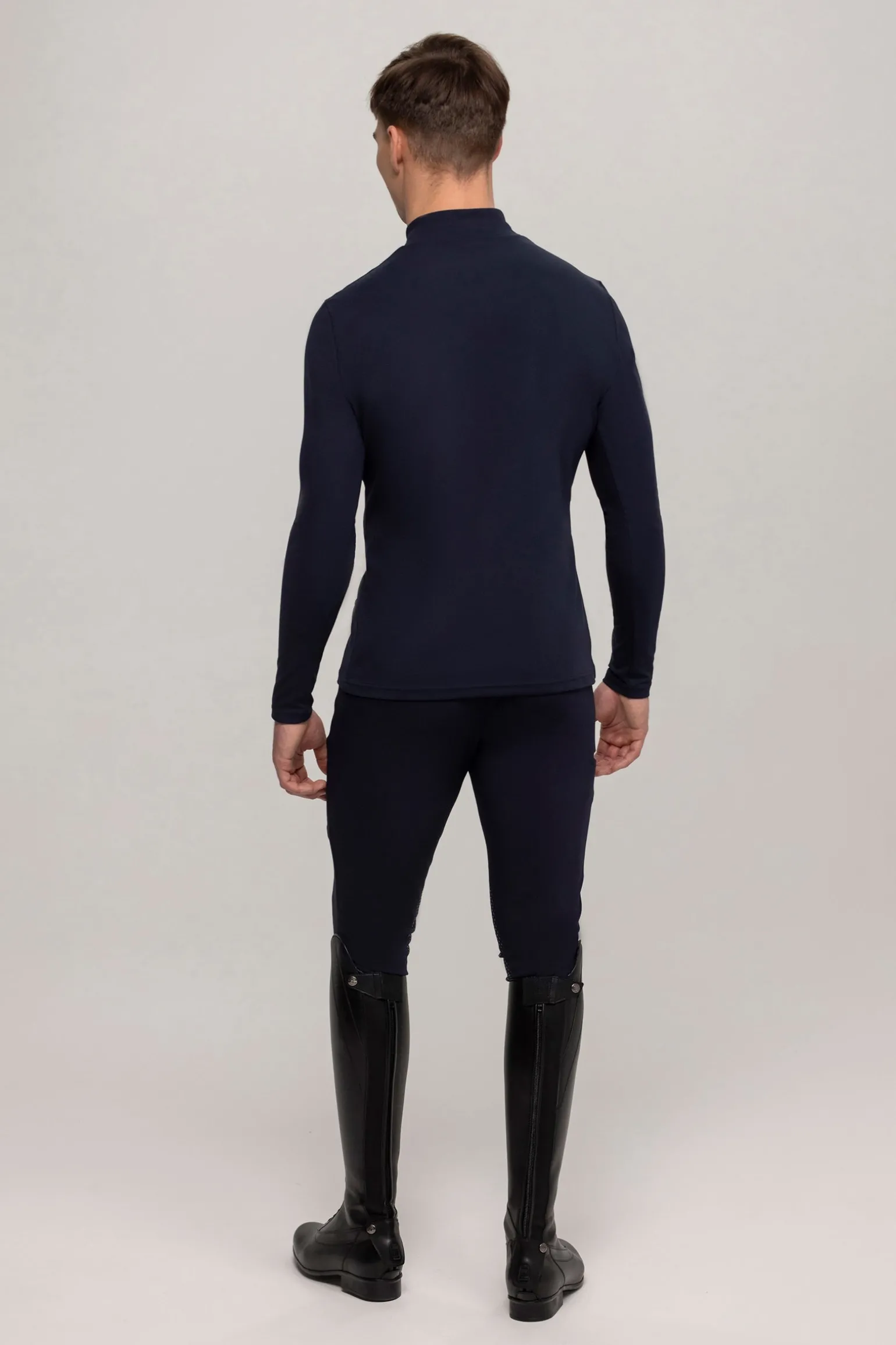 Phoenix Herren Stehkragen Langarmshirt