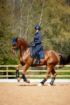 Puissance Dressurschabracke aus Wildlederimitat