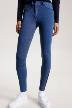 Queens Denim Vollbesatz Reithose