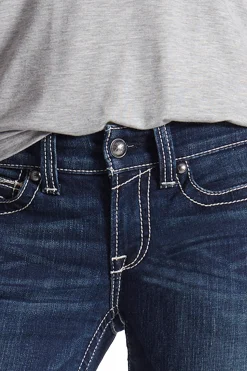 Real Stretch Icon Straight Jeans für Damen