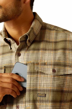 Rebar Flannel DuraStretch Herren Arbeitshemd
