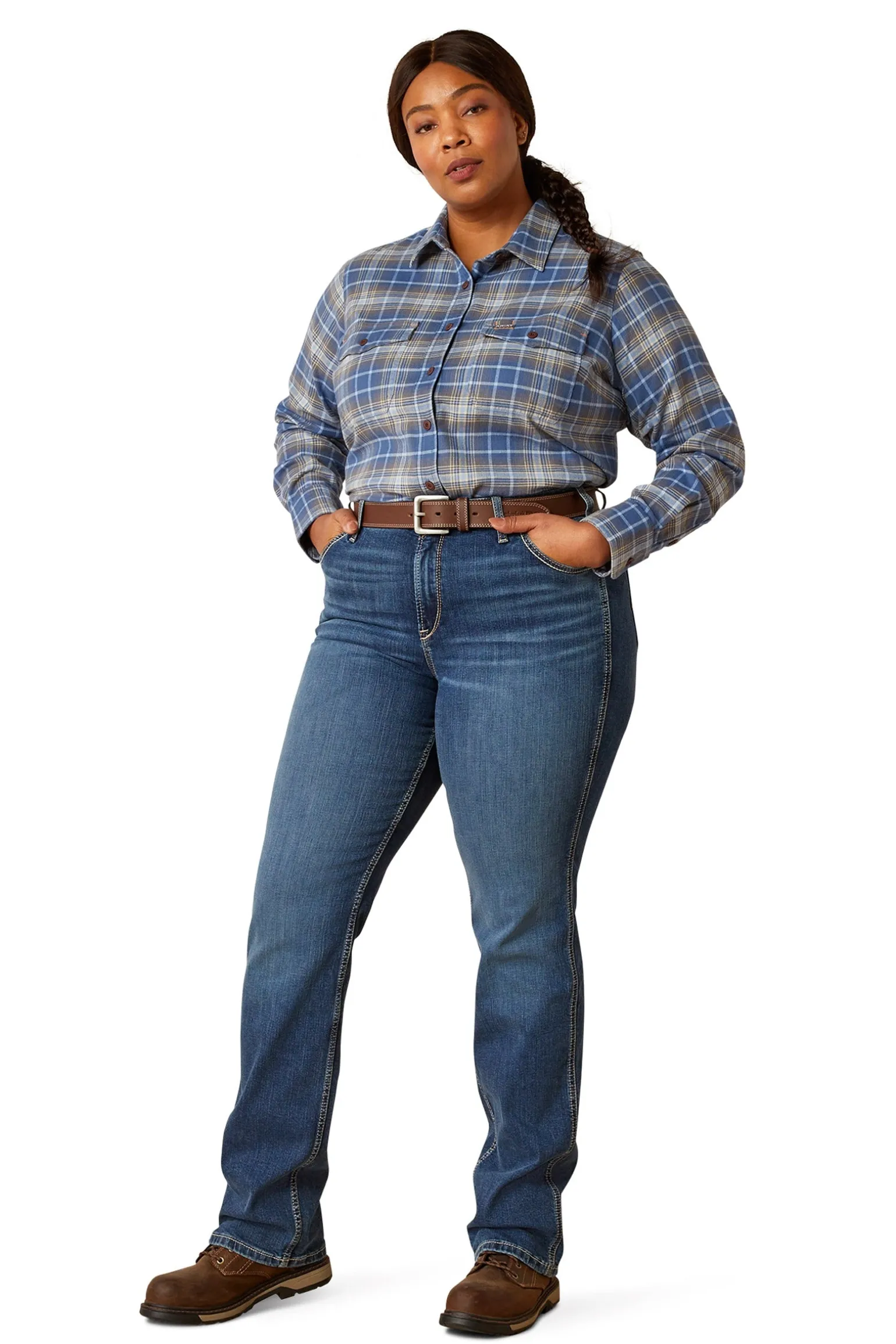 Rebar Flannel DuraStretch Damen Arbeitshemd