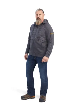 Rebar Regulator Herren Reißverschlussjacke