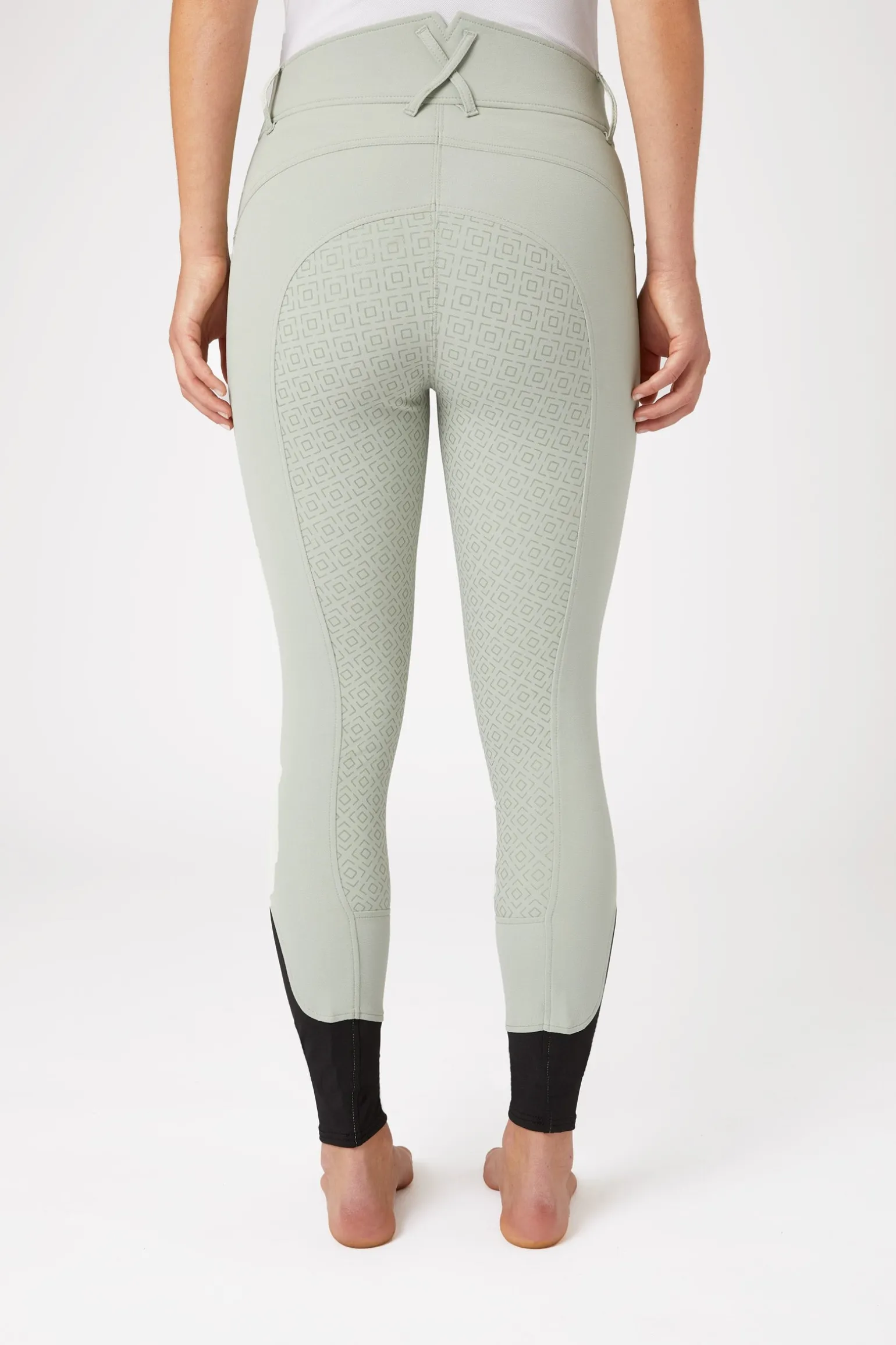 Reithose mit Silikonvollbesatz und Kristall-Taschen