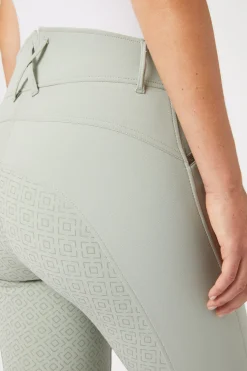 Reithose mit Silikonvollbesatz und Kristall-Taschen