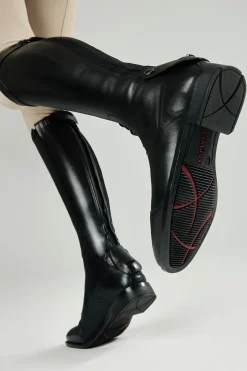 Reitstiefel mit Schnürung, kurzer Schaft