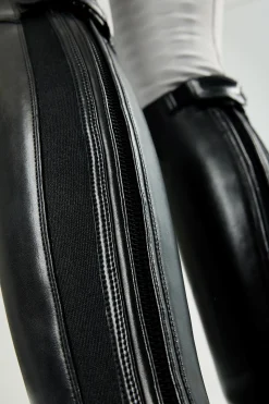 Reitstiefel mit Schnürung, kurzer Schaft