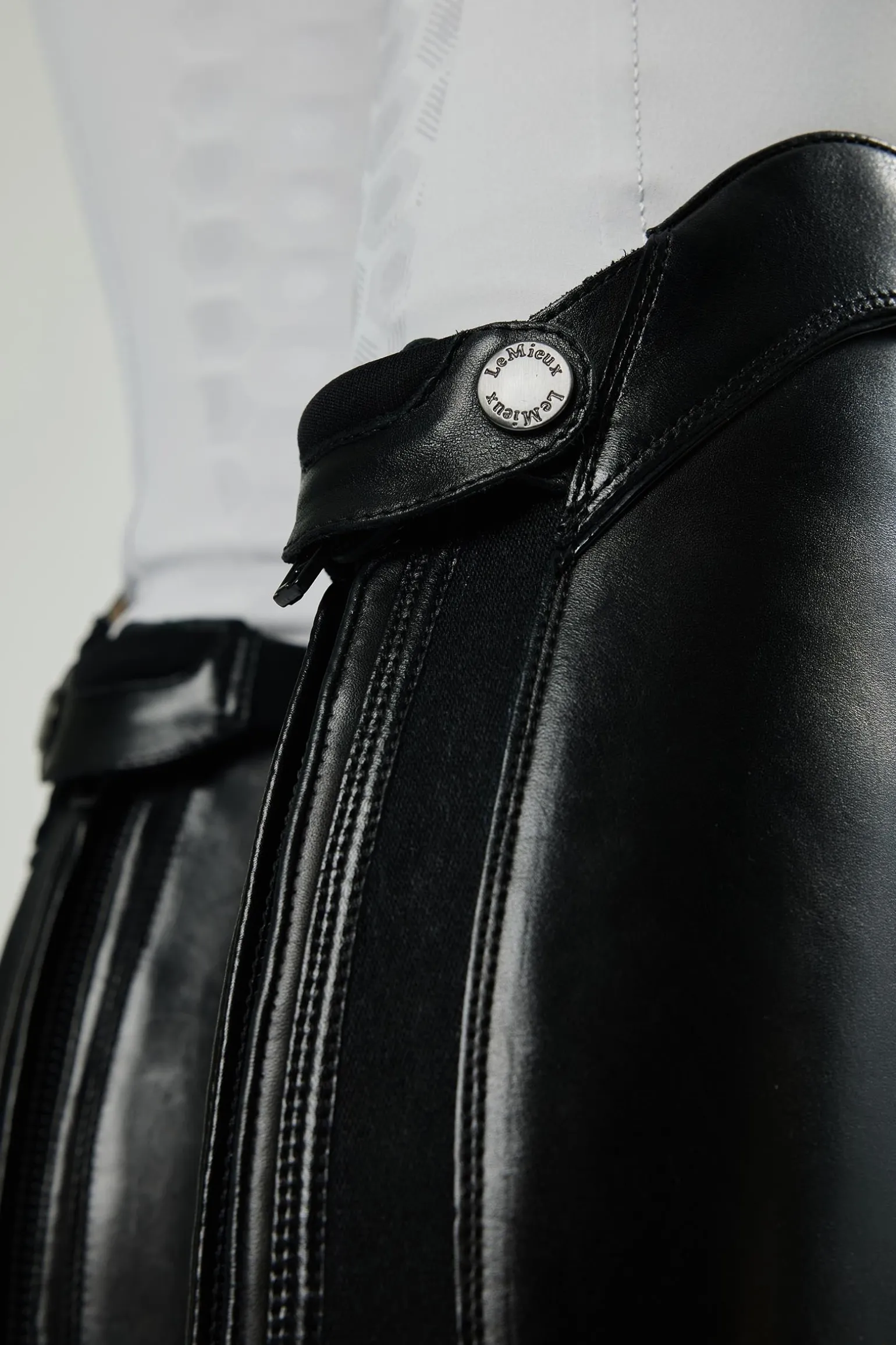 Reitstiefel mit Schnürung, kurzer Schaft