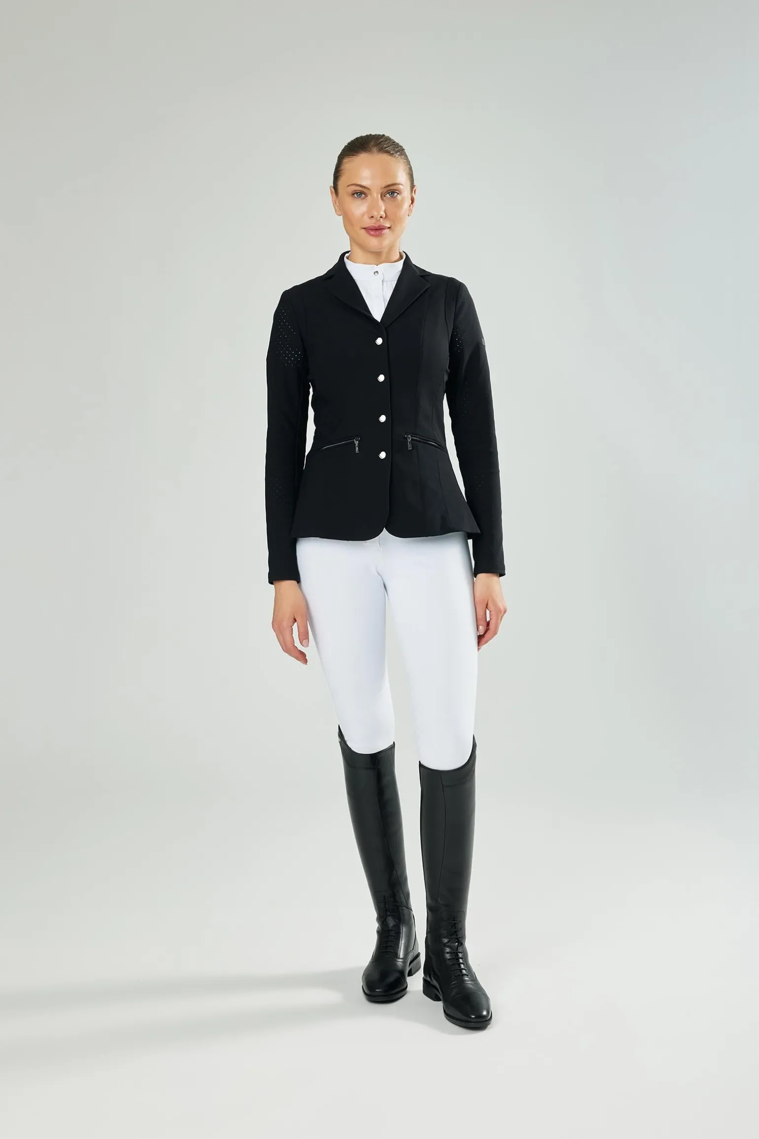 Reitstiefel mit Schnürung, reguläre Schafthöhe