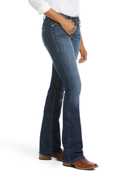 Rosa Perfect Rise Damen Bootcut Jeans